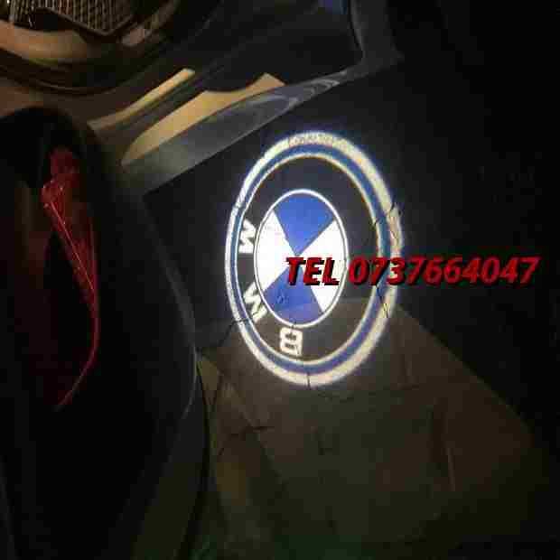 Lampi Portiera Cu Logo Bmw  Led Laser Set 2 Buc