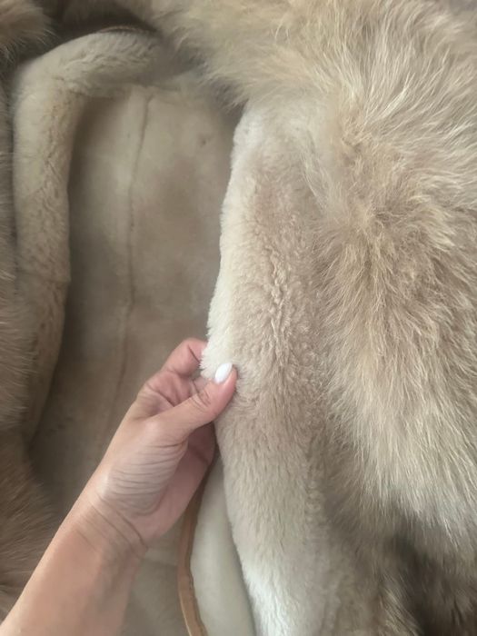 Cojoc oaie cu  blana vulpe