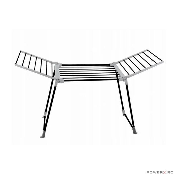 Uscator de rufe pliabil, picioare antiaderente, tije groase, 20kg,