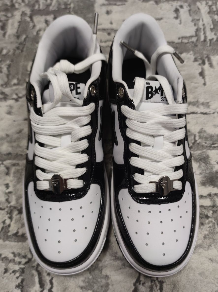 Bape Sta Low, Black/White, 39 EUR