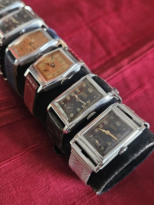 Колекция от 10  ръчни часовници арт деко 1940г.