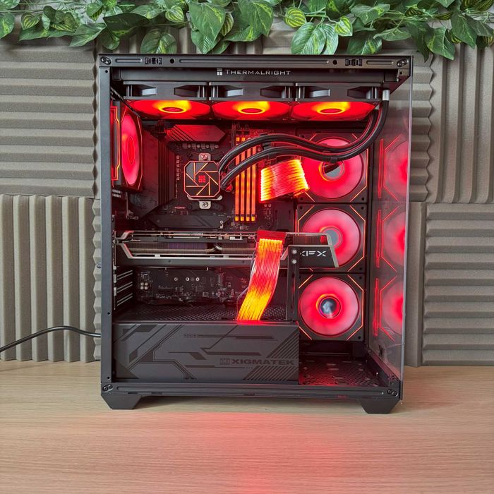 ЛИЗИНГ! Геймърски Компютър/ Ryzen 7 5700X3D/ RX 6800 XT/ 32GB/ 1TB SSD