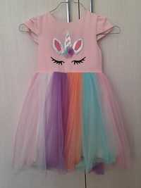 Детска рокля размер 110 5г