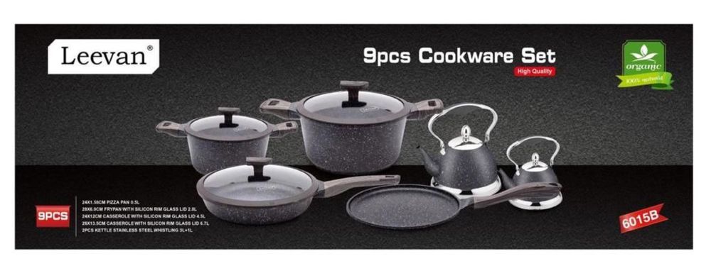 9pcs cookware set
