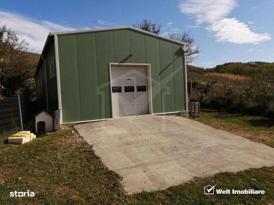 Hala 210 mp cu teren 4100 mp, situata la 30 km de Cluj