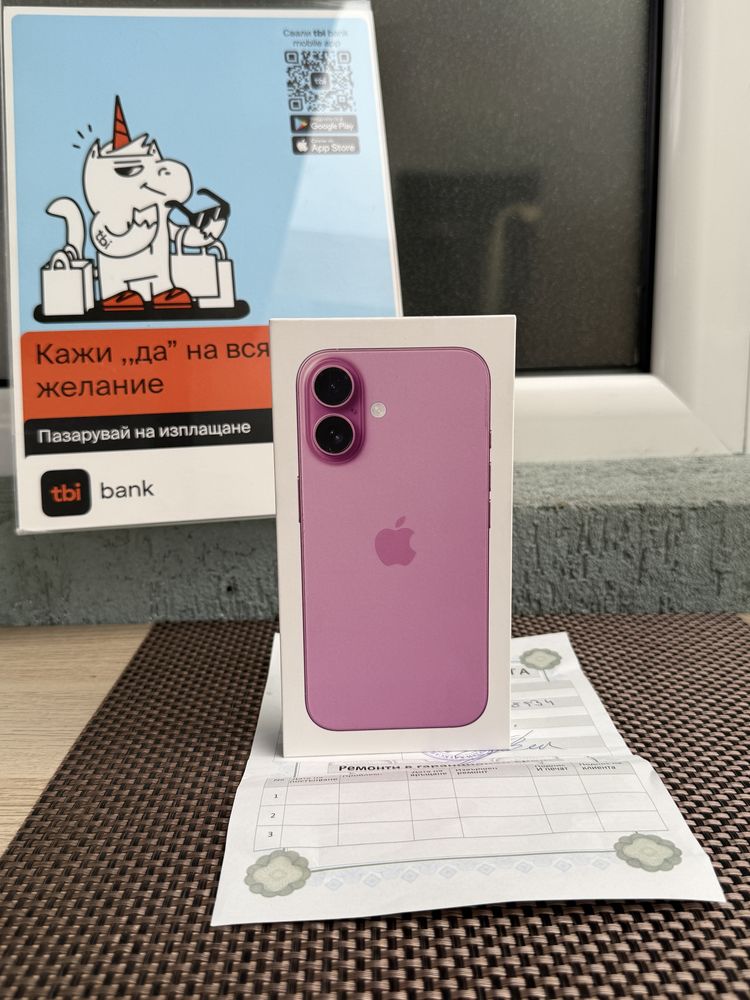 НОВ!24М ГАР /*ЛИЗИНГ*/ IPhone 16 / 128Gb Pink  ГАРАНЦИЯ Айфон