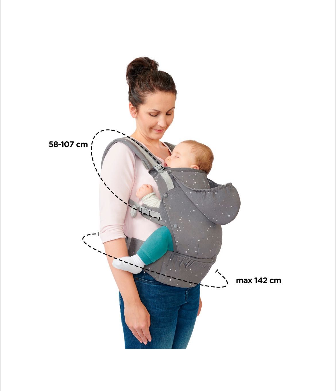 Ергономична раница KinderKraft HUGGY