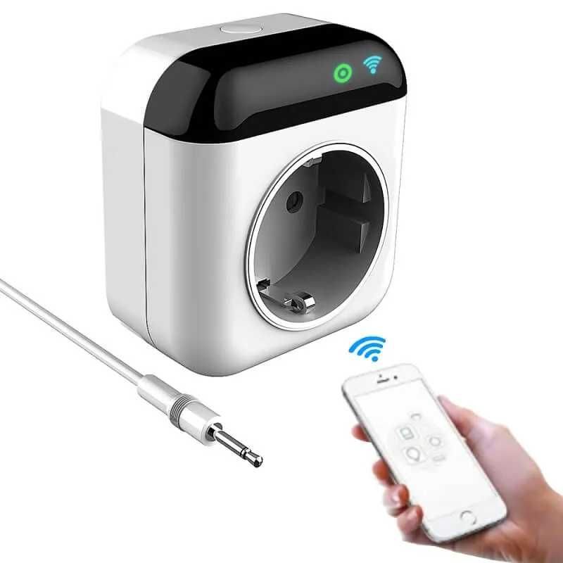 WiFi Програмируем Контакт Термостат със Сензор 16А 3520W