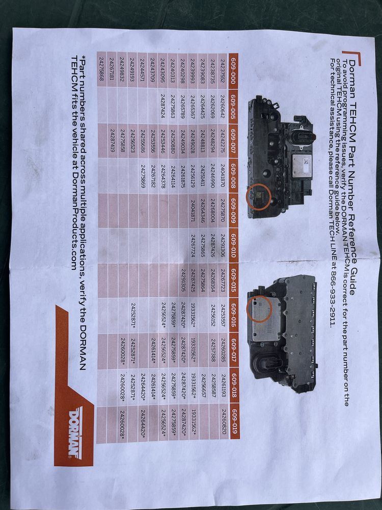 Компютър за автоматични скорости TEHCM TCU 6T70 / 6T75 /6T80 Gen2