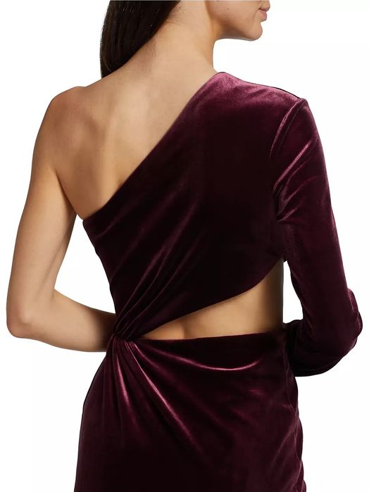 Рокля от кадифе Halston