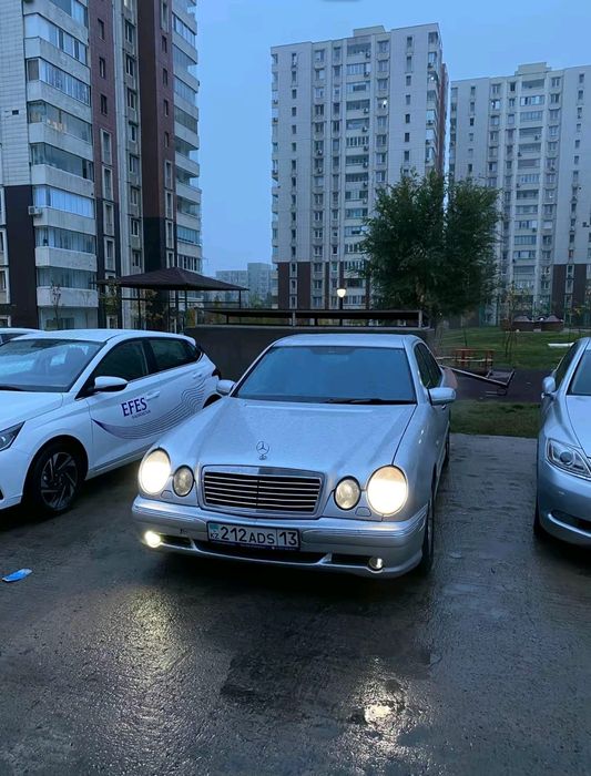 Мерседес 210 бампер передни и задний порог решотка спойлер туманка