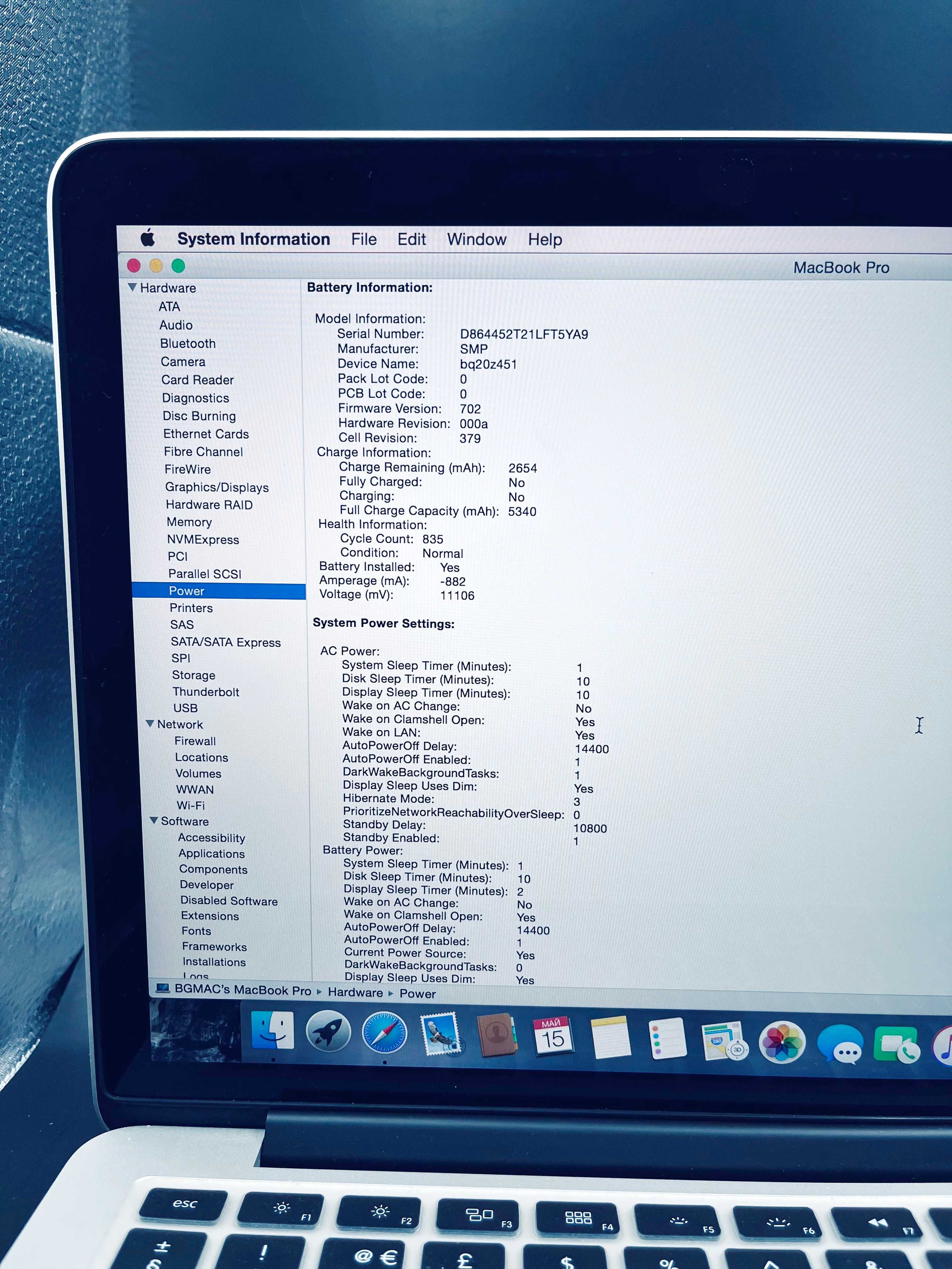 Apple MacBook PRO 13 A1502 Mid 2014 i7 2.6Gz 16GB 256GB SSD Silver