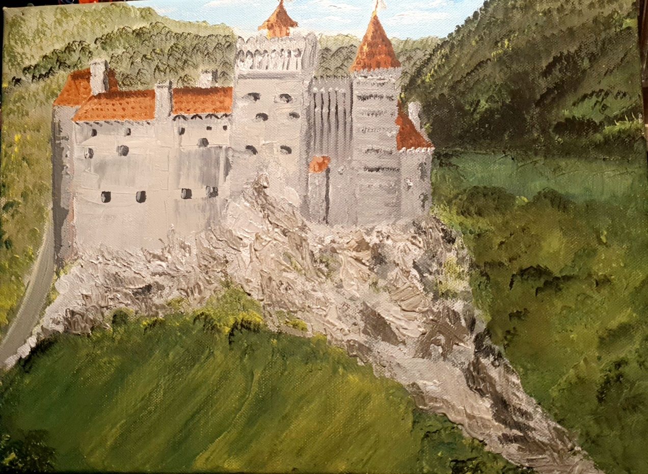 Tablou pe lemn/ canvas în acril