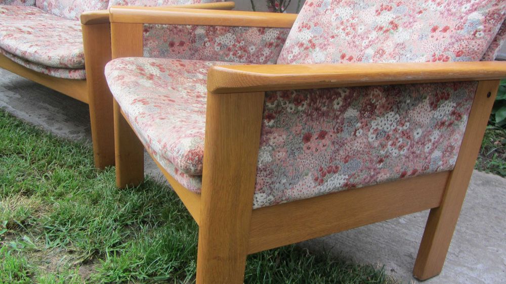 Set mobila canapea, fotolii ,masuta, toate lemn masiv supercalitate