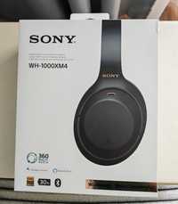 Casti Sony WH-1000XM4/BM, Wireless, Noise cancelling, Microfon Negru