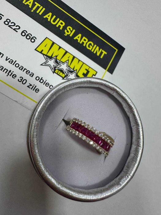 Inel pietre aur 14k 3.94gr (CTG)