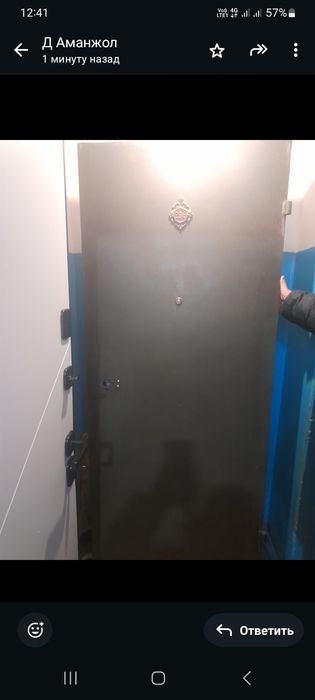 Дверь металлическая б/у