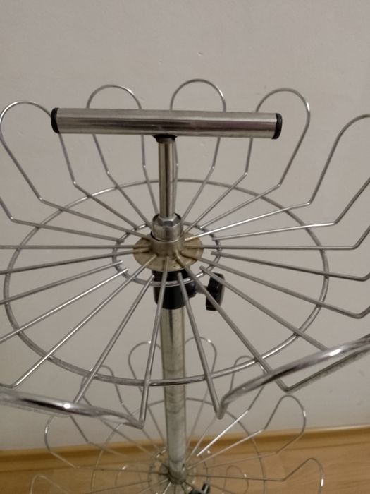 Въртяща се етажерка за обувки 85 см