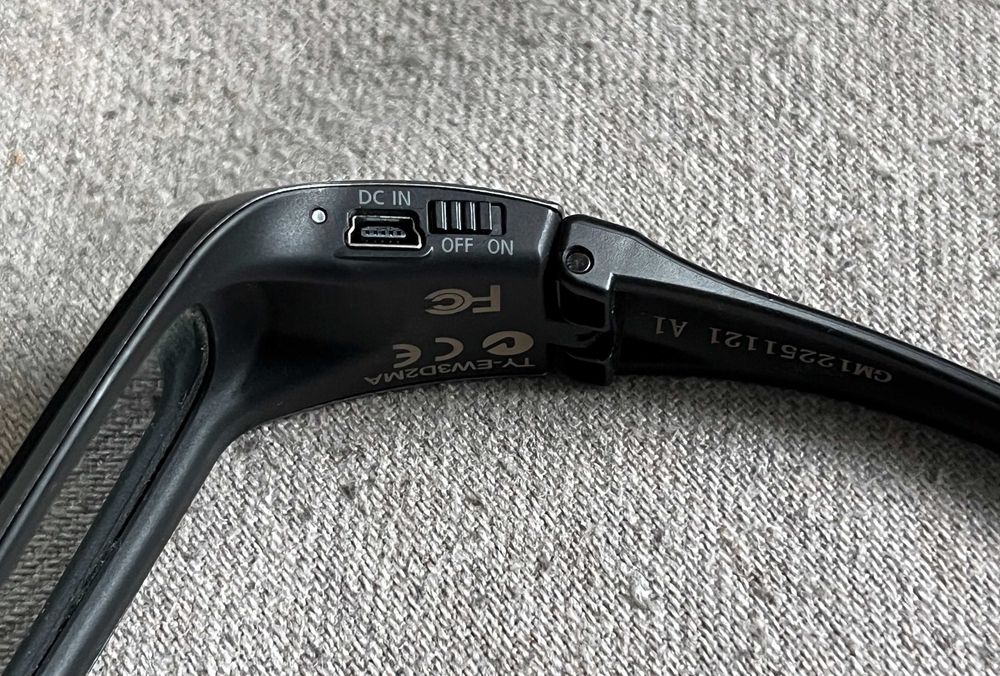 Ochelari 3D activi Panasonic TY-EW3D2MA originali compatibili TV 3D