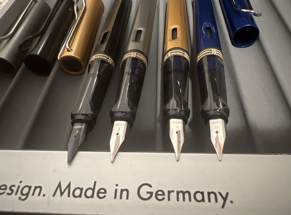 Lamy Stilou, Pix, Safari, Al Star, made in Germany