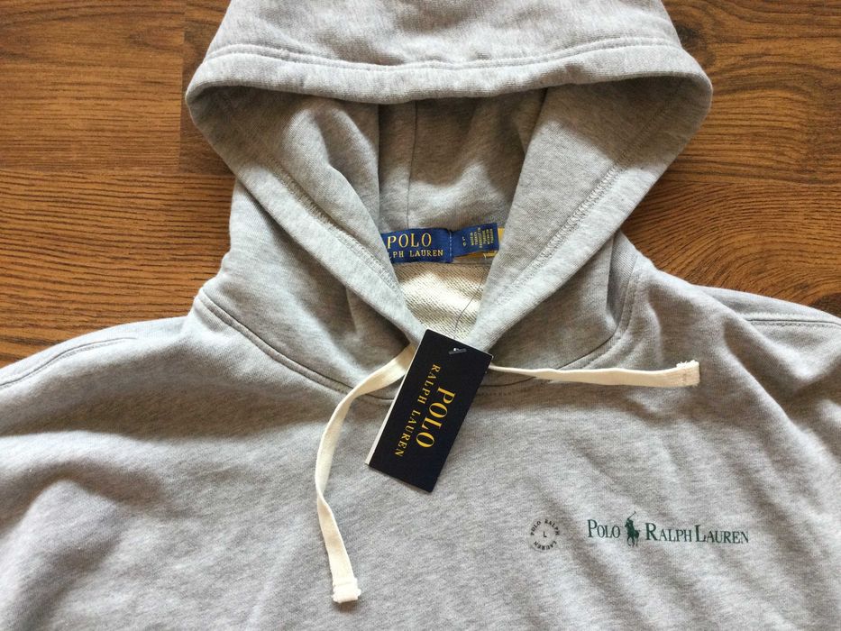 НОВ оригинален сив памучен суичър POLO RALPH LAUREN размер L от САЩ