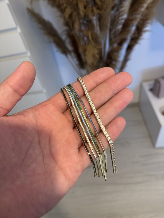 Vand bratari tenis din aur 14k