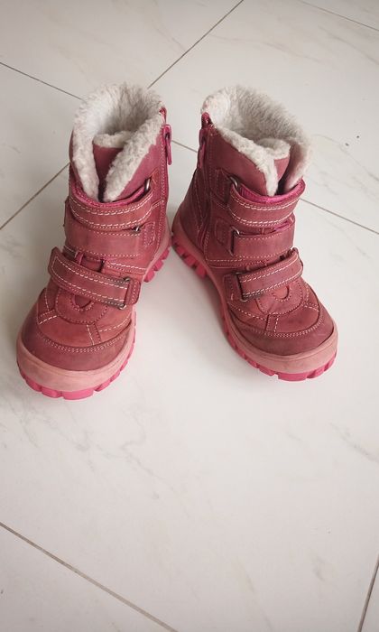 Ghete inalte fetita Lasocki Kids marimea 28 rosii