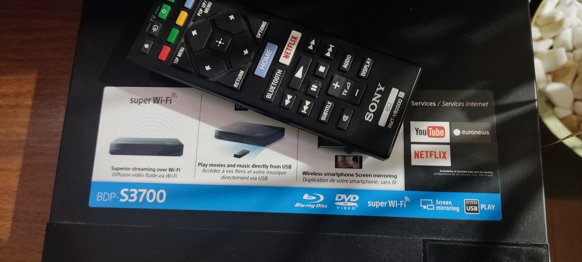 Блу рей плеър Sony bdp s 3700 blue ray