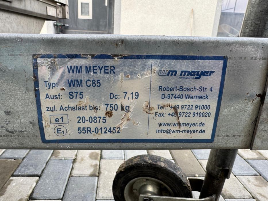 Remorca 750kg Meyer 2023