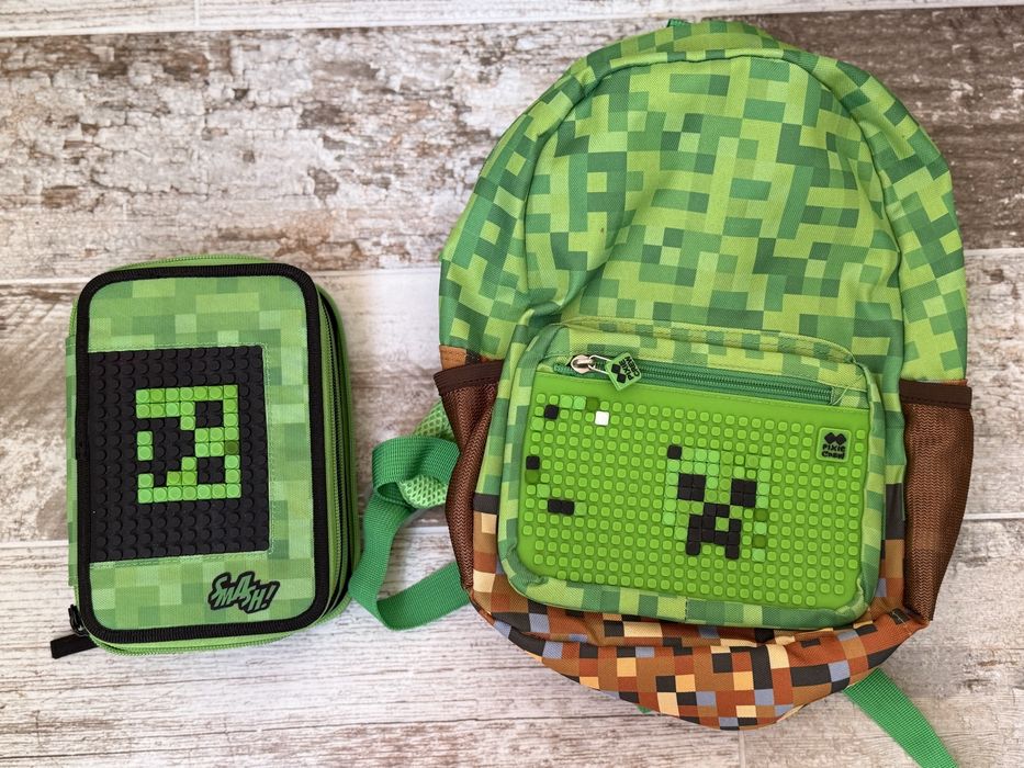 Раница и пълен несесер Minecraft