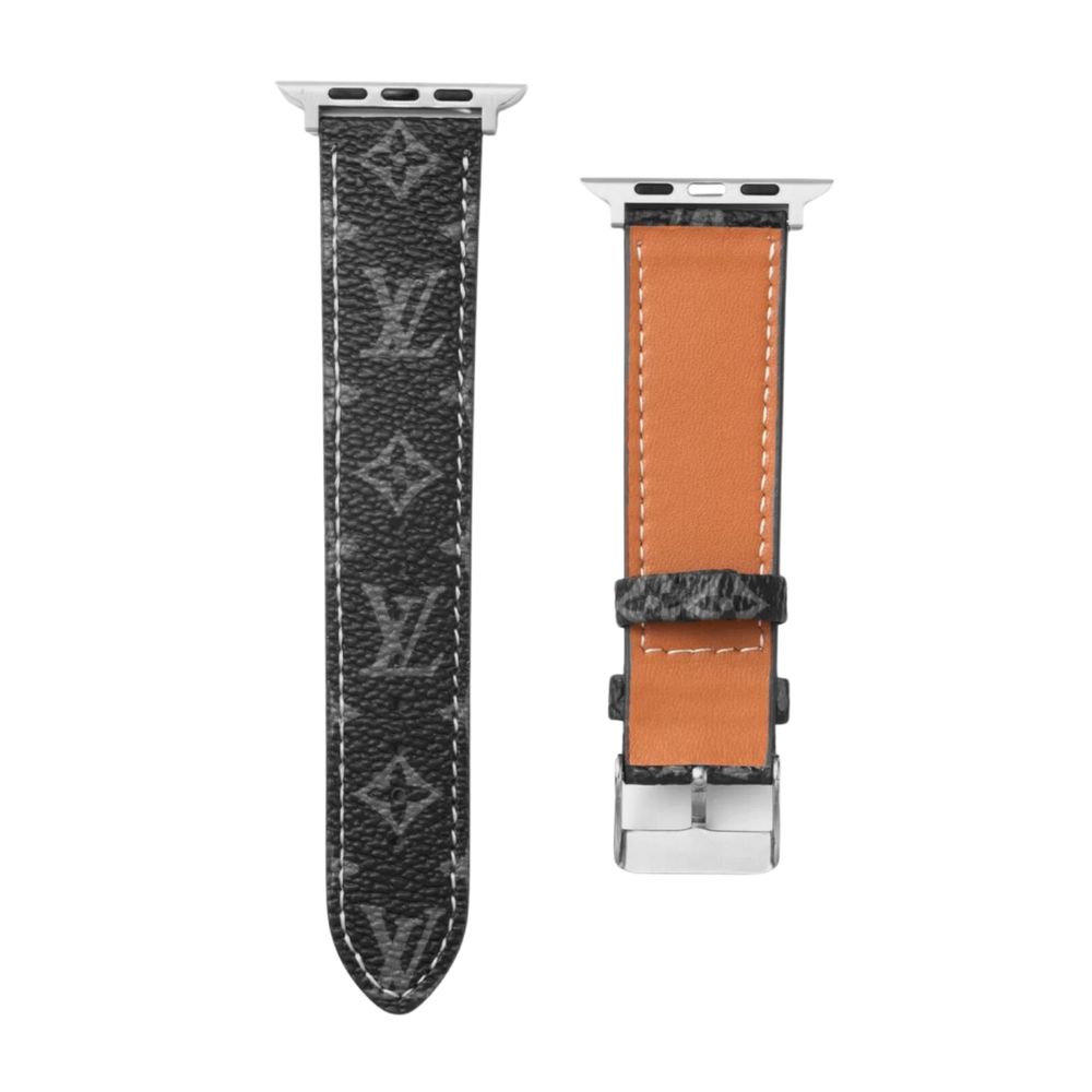 Каишки от ЕКО кожа Louis Vuitton за Apple Watch Ultra/SE/10/9/8/7/6/5