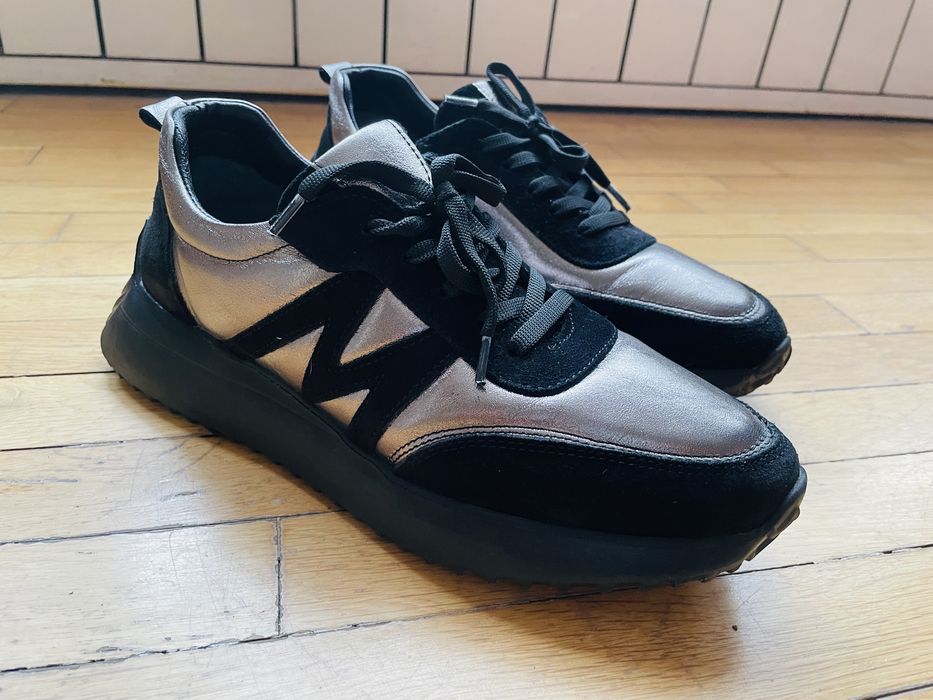 Дамски маратонки от естествена кожа