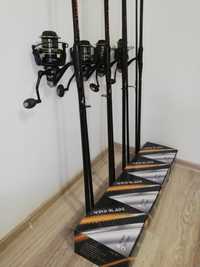 SET 4 Lansete Legend Carp 3.90 m 3.75 LBS + 4 Mulinete WindBlade 10000