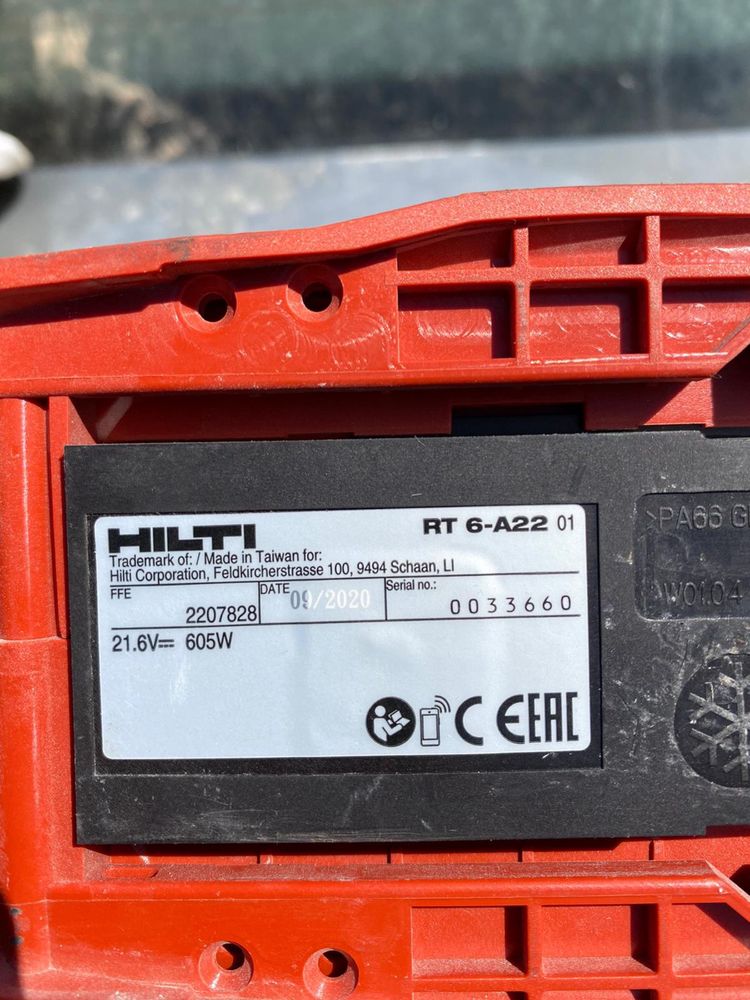 Pistol nituri HILTI RT6-A22, an 2020