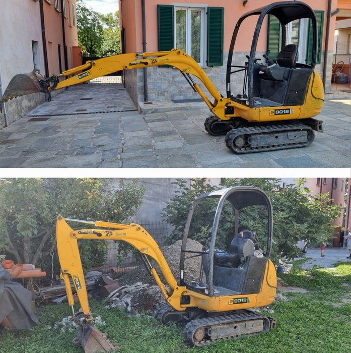 Miniexcavator JCB 8018CTS mini excavator 490 ORIGINALE