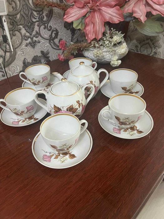 Чайный сервис Новый на 6 персон , СССР
