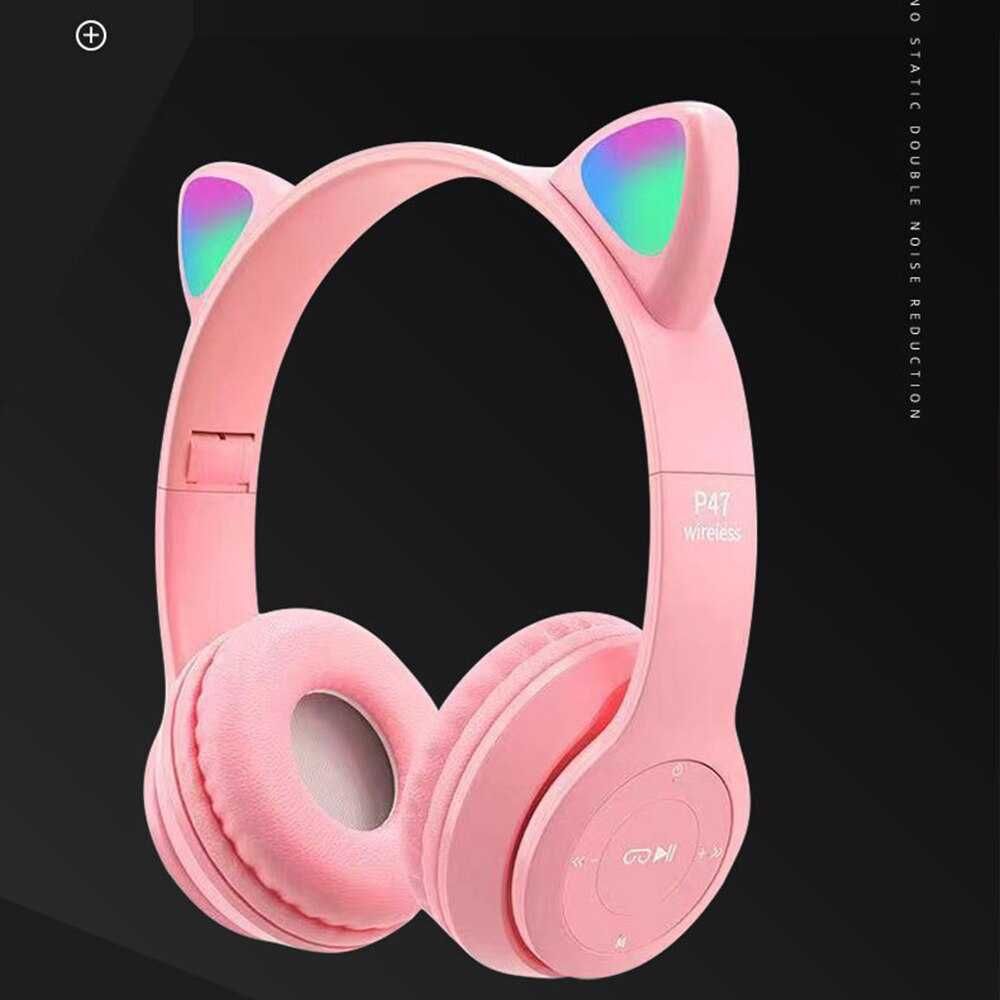 Безжични Bluetooth слушалки Котешки уши - Cat Ear