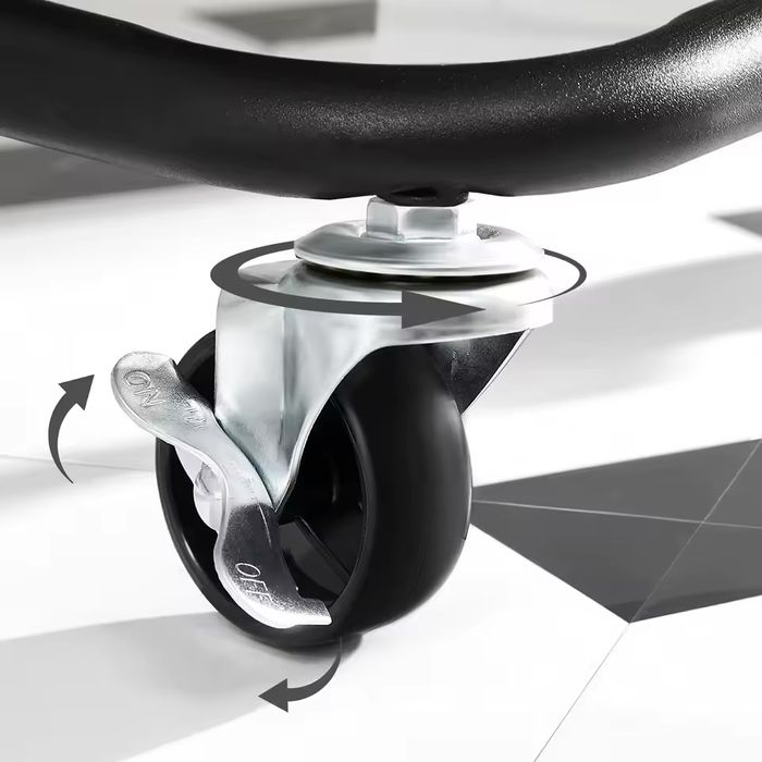 Количка за съхранени на 3 нива с колелца SONGMICS