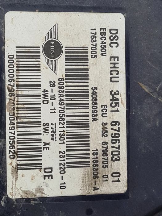 Pompa abs Mini Countryman 2010 - 2016 (1093) Diesel 3542679670501