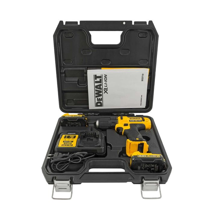 Двухскоростная безударная дрель-шуруповёрт DeWalt DCD710D2-KS Оригинал