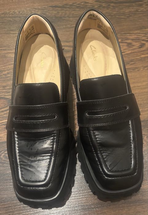 Дамски лофери Clarks естествена кожа