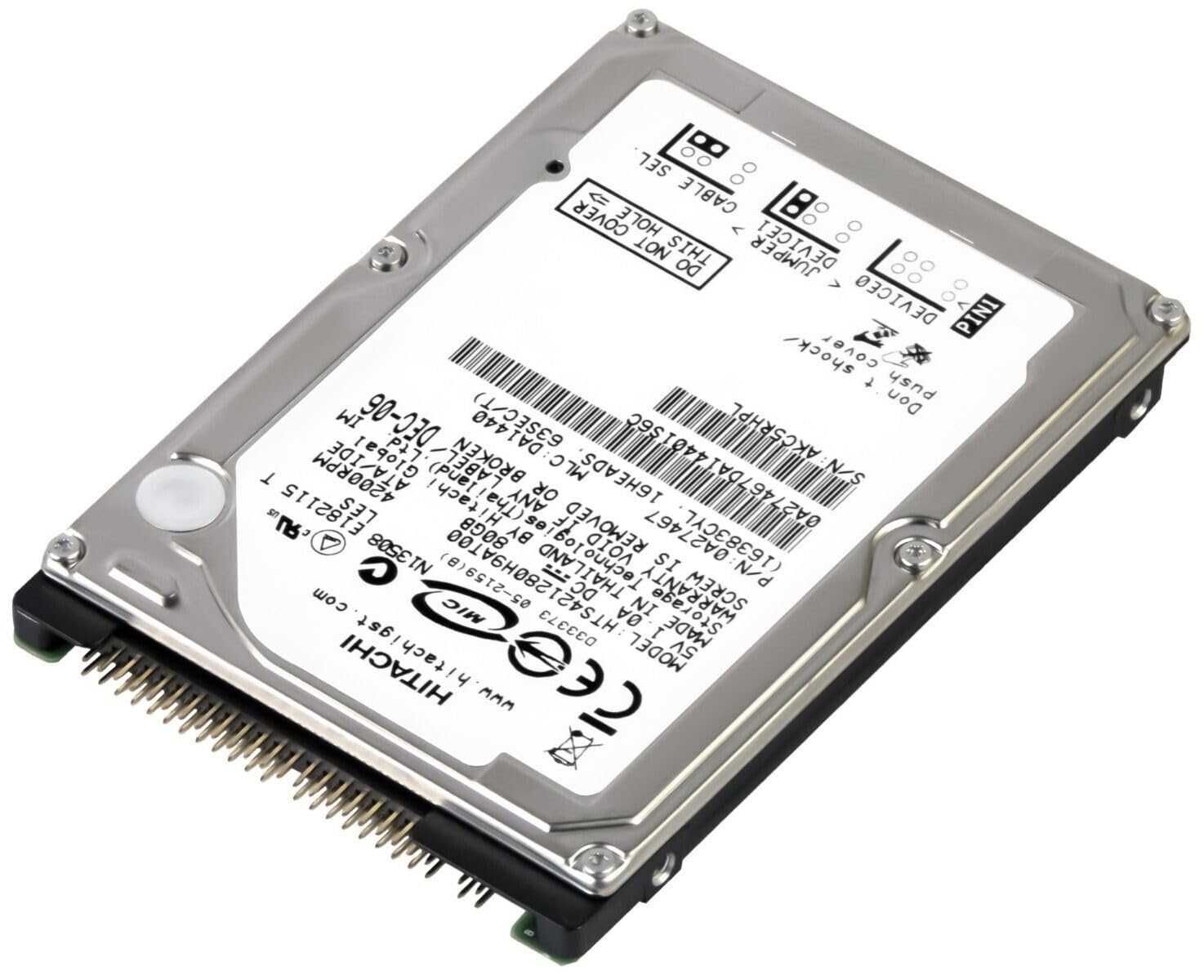 Hard Laptop 2.5 Hdd 40 Gb 60 Giga 80 Navigatie Auto ATA IDE PATA 2,5"