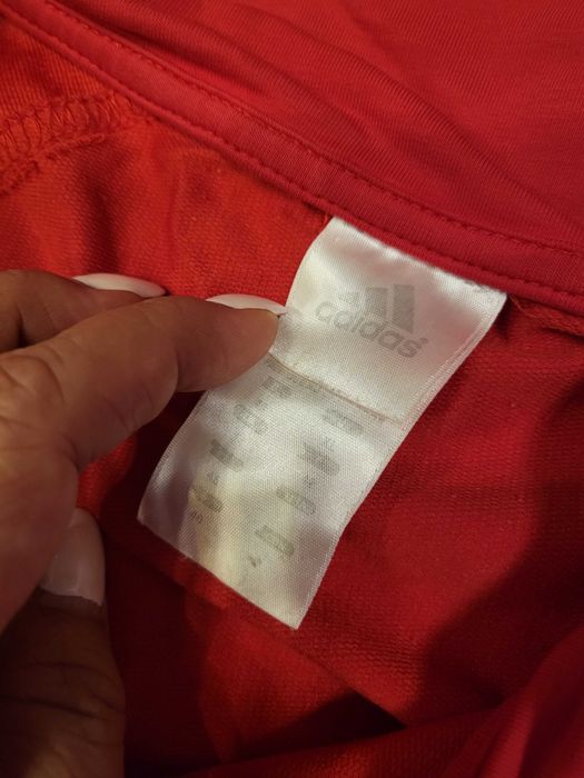 Bluza Adidas climacool, XL, culoare rosu Ferarri, impecabila