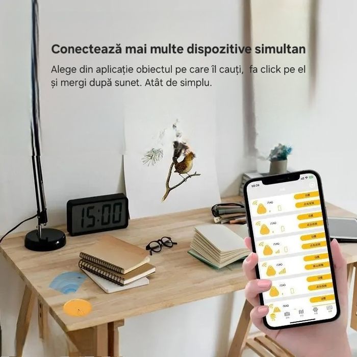 Breloc GPS. Alarma Anti-Pierdere/Anti-Furt. Telecomanda foto/video.