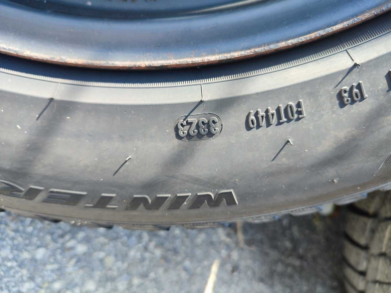 280 - 4бр. Стоманени джанти 16'' 5x108 с гуми 205/60R16 Peugeot