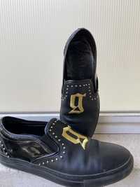 Оригинални обувки естествена кожа с капси John Galliano 40 номер