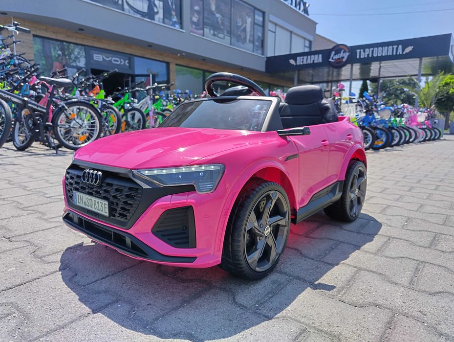 AUDI Акумулаторен джип SQ8 e-tron мет. Розов
