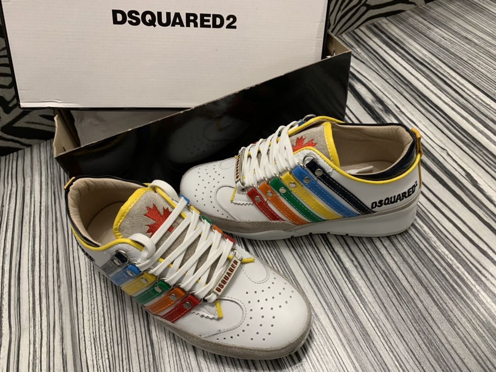 Adidasi Dsquared:piele naturala/poze REALE/ Marimi 36-44/Calitate 100%