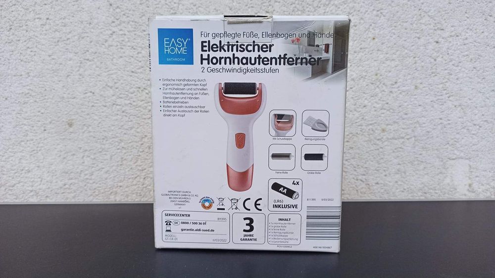 Pila electrica calcaie easy home ingrijirea picioarelor baterii fir