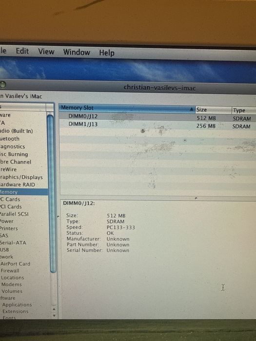 iMac G4 (2002) MacOs X 10.5 Leopard